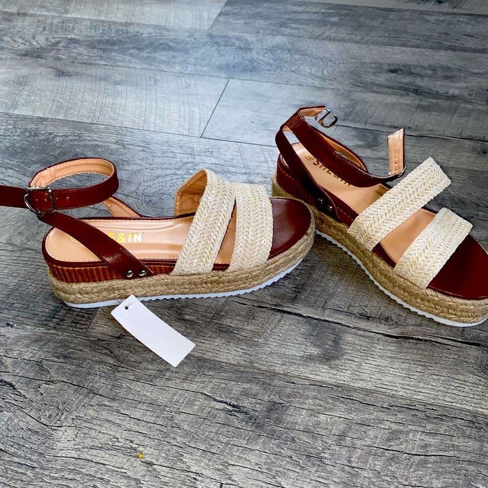 Shein platform sandals